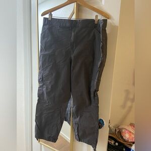 Social gray cargo jeans